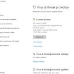 Virus and threat Protection