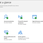 Windows Defender Security center